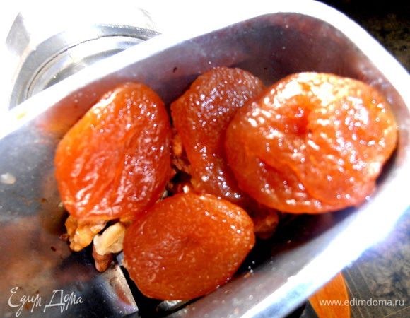 Промытая курага (или один сухофрукт по выбору: чернослив или курага)...