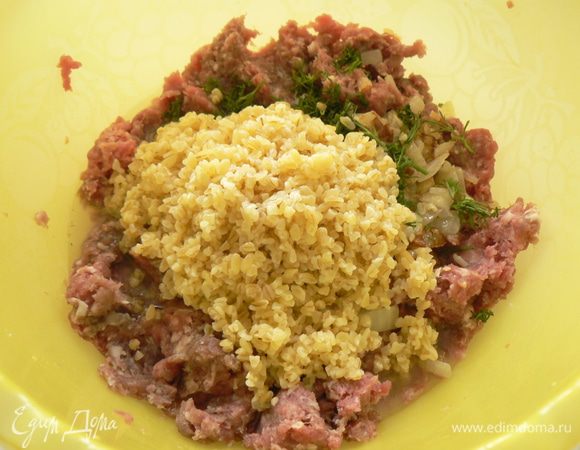 + набухший булгур