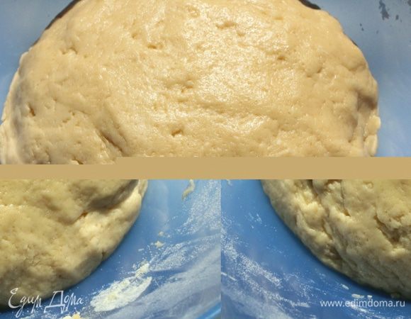 Тесто получается очень мягкое и пласичное.