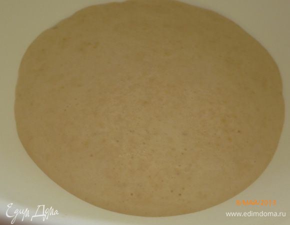 Через 10 минут в чаше вот такая пена из дрожжей образовалась. Хорош значит хлебушек будет!