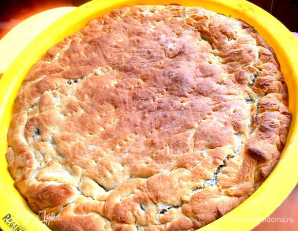 Выпекаем в разогретой до 200* духовке 20-25 минут! Немного оставляем в покое в форме...