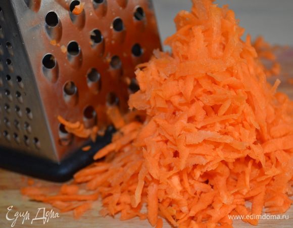 морковь натереть на крупной терке