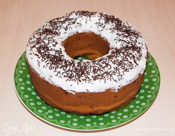 Готовый кекс можно украсить на свой вкус. Я люблю кекс в шоколадной глазури! Приятного аппетита!