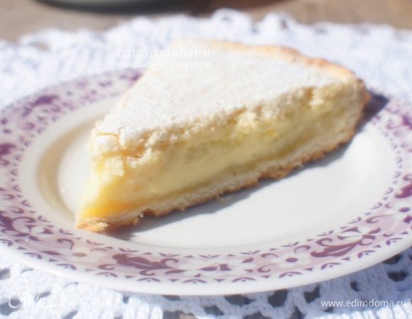 А это мой фото-привет Ирише (burro.salvia) и слова благодарности за рецепт Torta della nonna!!!