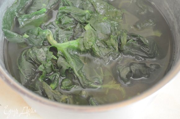 для зеленых блинов: шпинат отварить 1 минуту