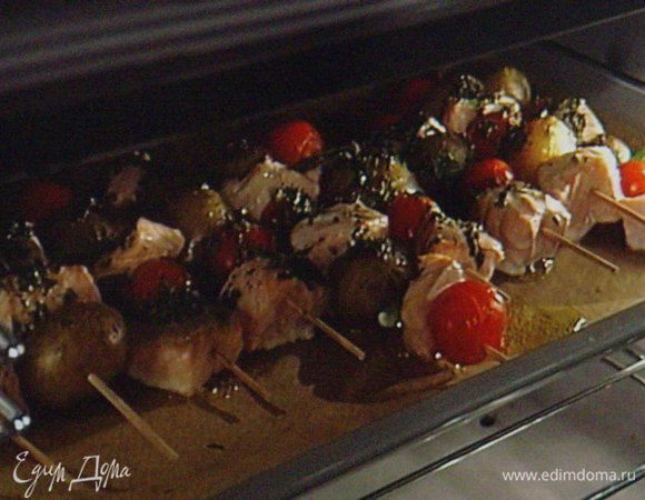 запекать в разогретой до 150° духовке около 20- 25 мин.