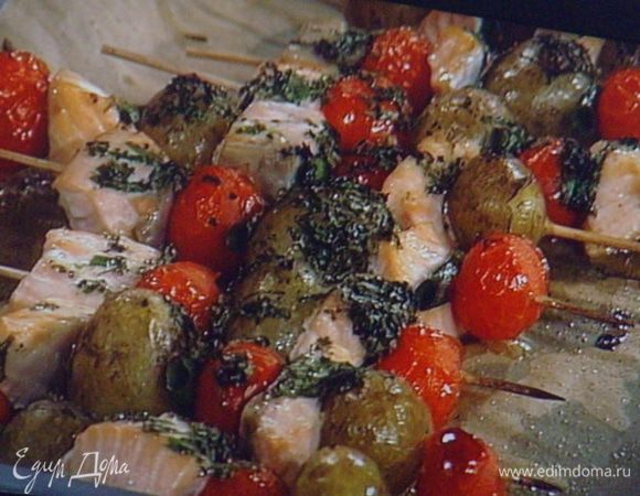 Так выглядят шашлычки в готовом виде. 