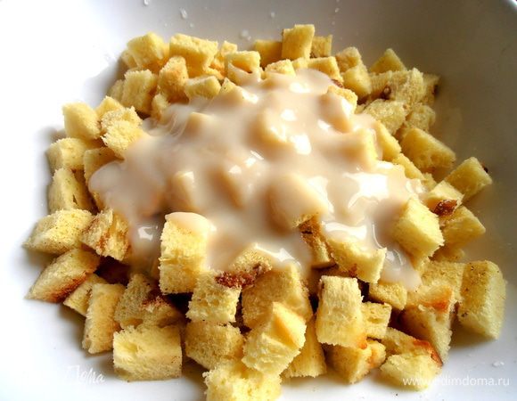 Далее вливаем весь пудинг! (остужать не обязательно)