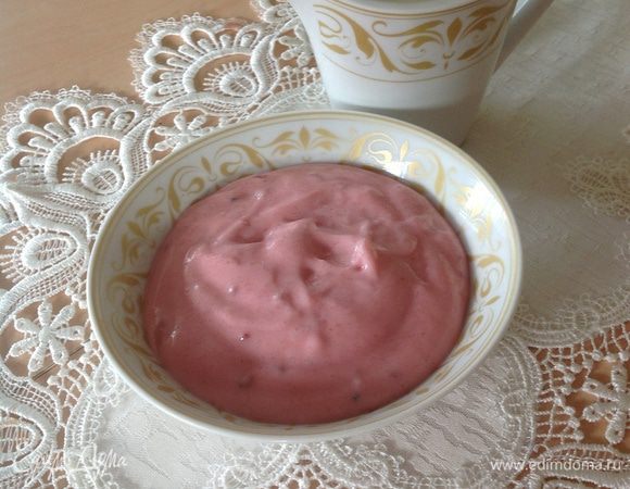 Мусс приобретает нежный цвет и блеск.