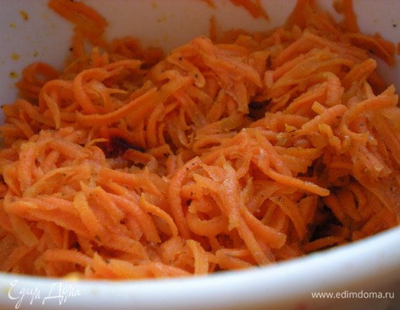 И наконец морковка.