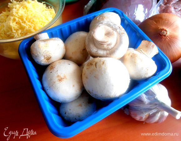 Грибы промываем и просушиваем...