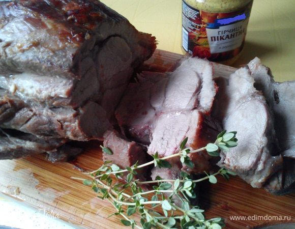 Дать мясу отдохнуть 30 минут и можно нарезать.