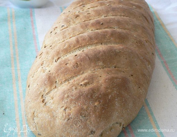 выпекать, при 220 г 15 мин. с паром, затем 200 г еще мин 20-25.