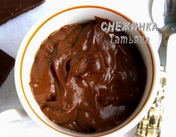 Готовый остывший крем убираем в холодильник.