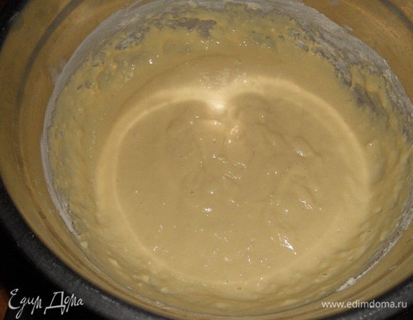 Перемешать и оставить на 40 минут для подъема.