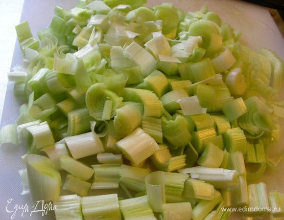 Порей и сельдерей.
