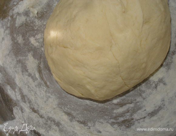 Постепенно добавляя муку замесить гладкое однородное тесто.Дать постоять 20-30 минут.