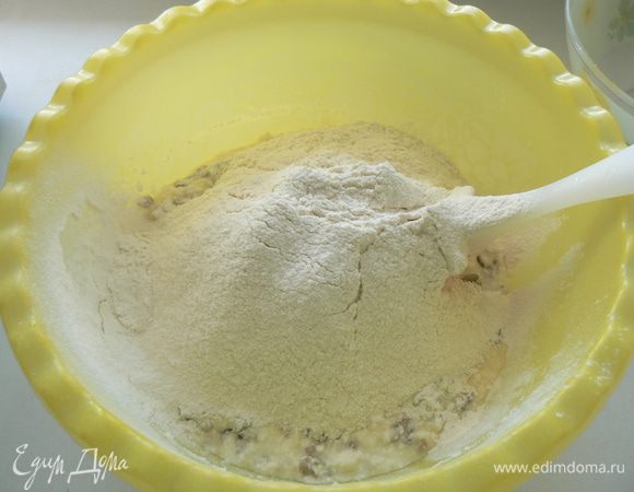 просеять муку с разрыхлителем