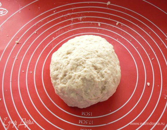 и делаем мягкое, эластичное, слегка липнущее тесто. 