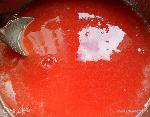 Соединяем с арбузной массой