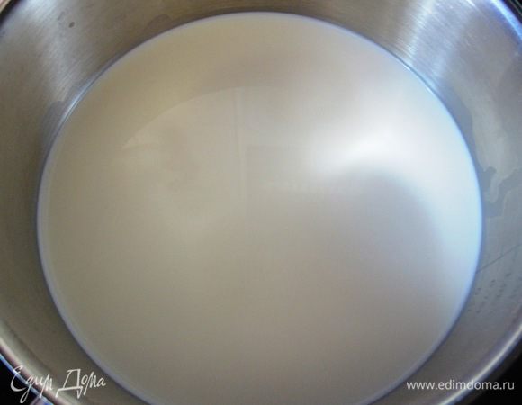 







Молоко нагреваем до 40-45 градусов.