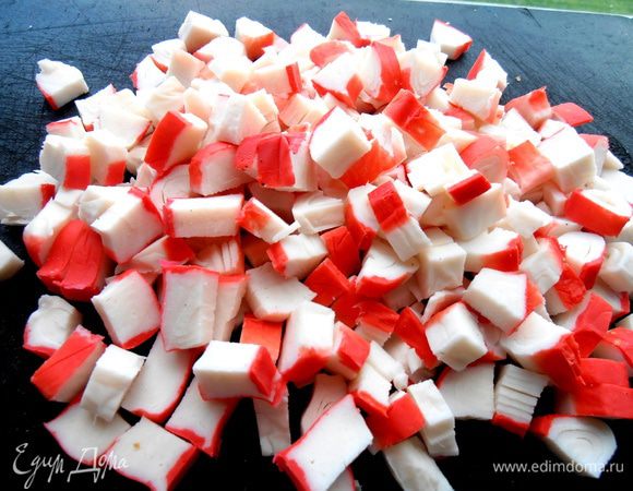 Нарезать кубиками...