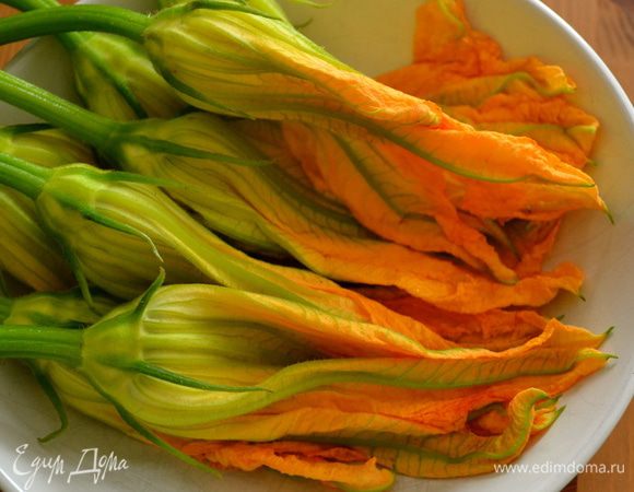 Теперь перейдем к подготовке самих цветов цуккини. 