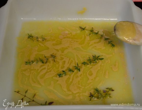 Приготовим маринад в большом блюде.