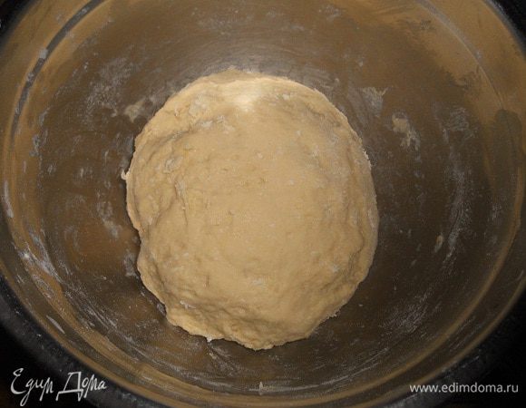 Мягкое и гладкое тесто оставить на подход, до увелечения массы втрое, у меня подошло тесто за 25 минут.