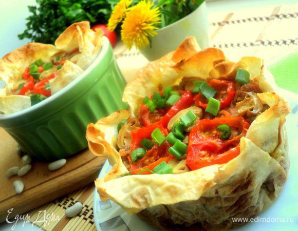 При подаче посыпать мелко нарезанным зеленым луком.