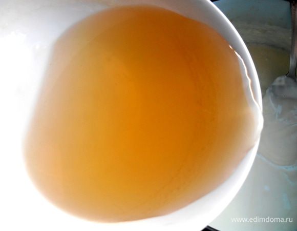 И опять применяем водяную баню для растворения...