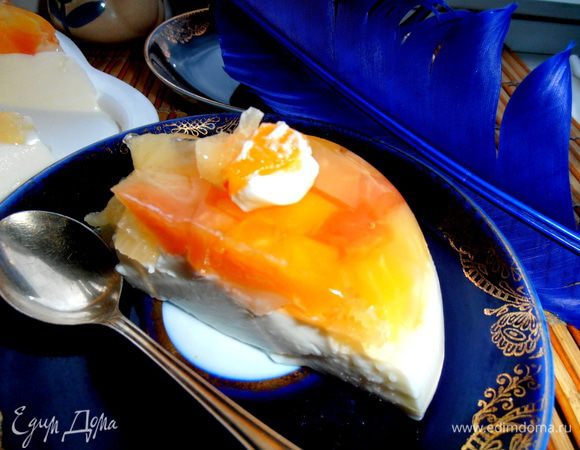 И приглашаем всех желающих отведать освежающий торт-десерт)))