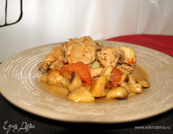 Раскладываем на теплое  сервировочное блюдо и подаем!!!