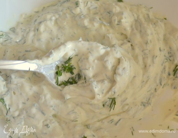 Сверху выкладываем заправку