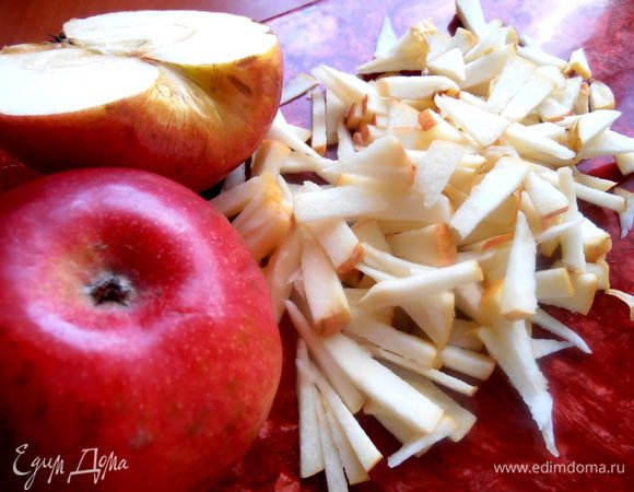 Крошим соломкой (в рецепте-на тёрке!)...