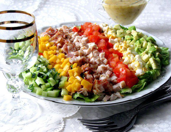 Заправку подавайте отдельно. Приятного аппетита!