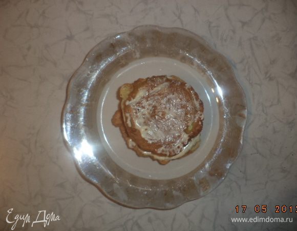 Помидорку накрываем кружочком кабачка, смазываем майонезом и посыпаем укропом. Готово!!!   Приятного Вам аппетита!!!