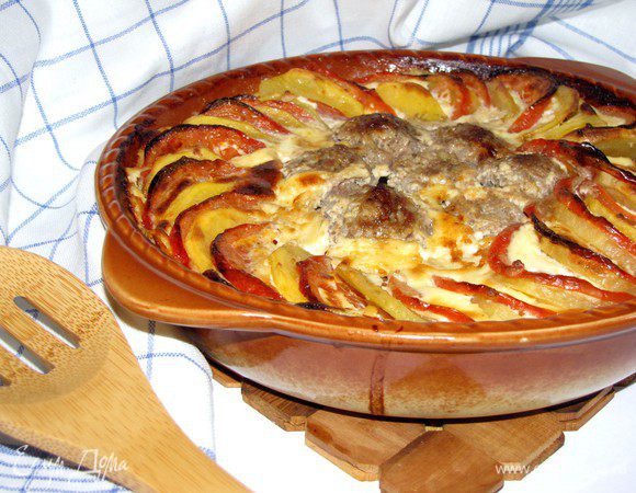 Вкуснейшая запеканка готова. Приятного аппетита!