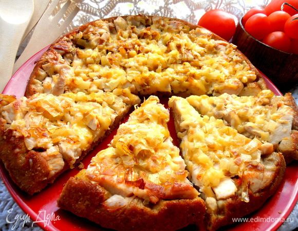 Нарезаем как пиццу и сразу подаём!