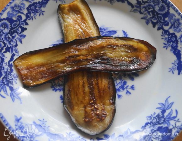 Баклажаны положить крест накрест