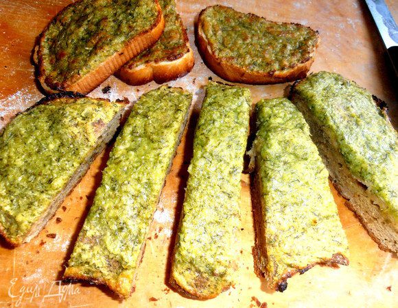 Разрезаем на длинные ломтики...