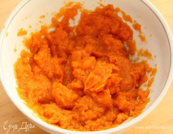 Дать остыть и пюрировать блендером.  