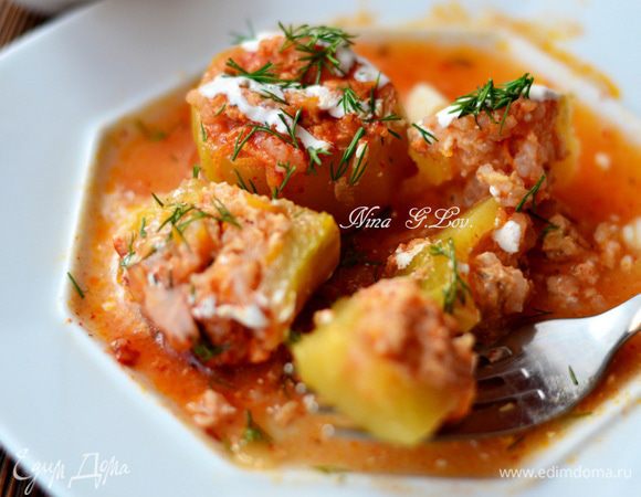 И вот они готовые тушеные кабачки. Очень люблю это блюдо. А вы?