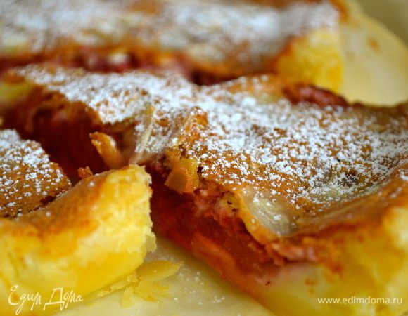 Готовый клафути вкусно подать как теплым, так и холодным. Приятного чае- и кофепития! )))  