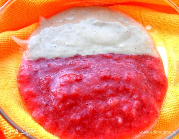 Я наливала по две ложки,меняя состав...