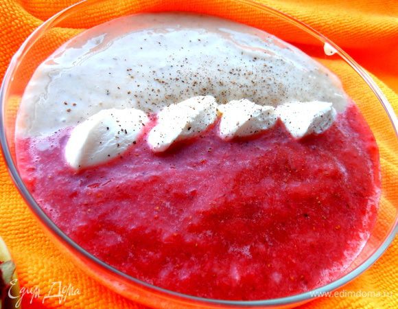 Припорошим сверху приправой для десертов из пряностей или просто корицей...