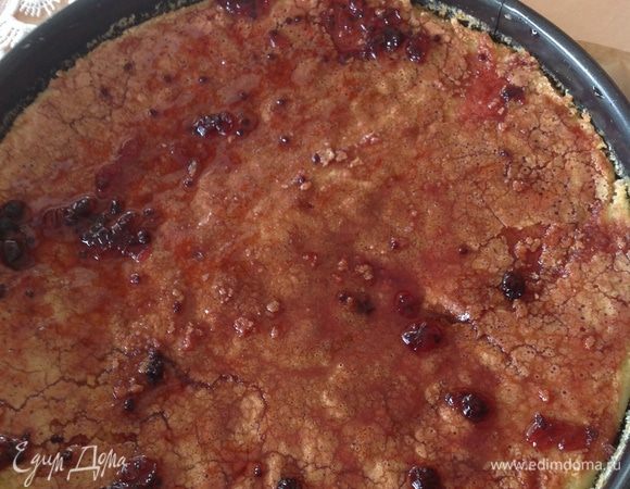 Второй корж - просто джемом