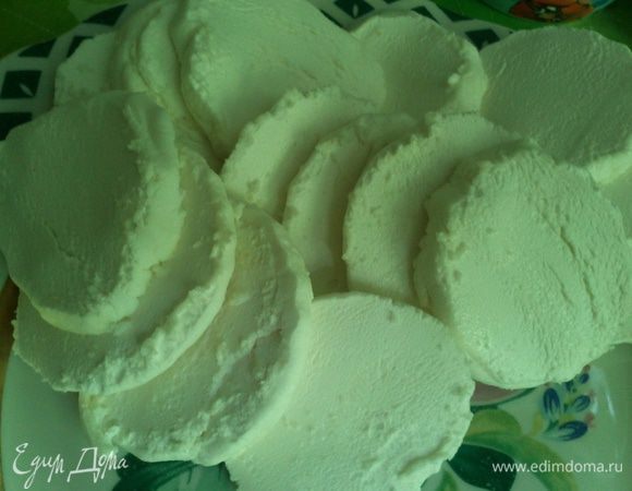 Режем колечками зефир