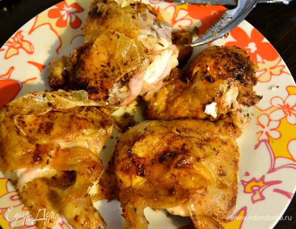 Вот и все!..... Готовую курицу подавать с Вашим любимым гарниром! Приятного аппетита!!! )))