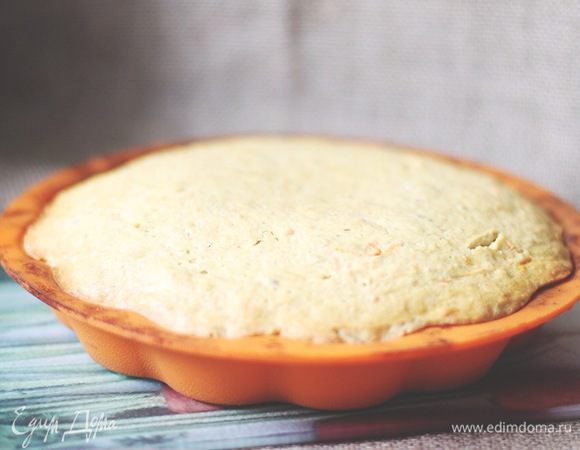 Для высокого, красивого тортика мне понадобилось два коржа.
То есть двойные ингредиенты.